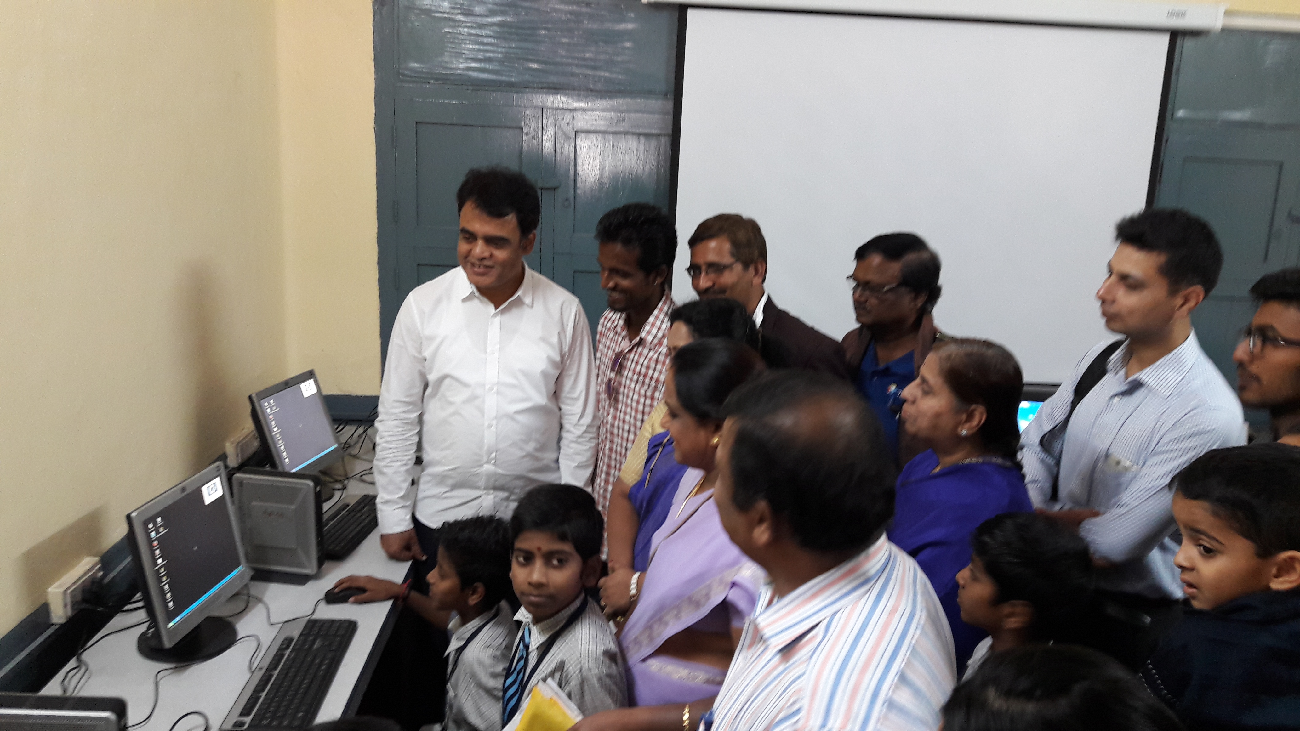 Inauguration of Computer lab at Govt Primary School, Palace Guttahalli - Bangalore